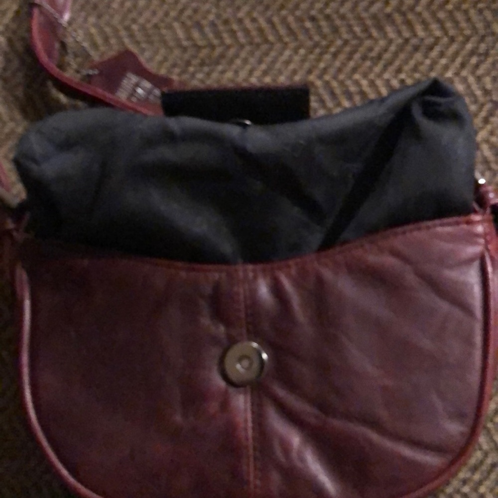 C-Bags Small Leather Maroon Bag - Picture 5 of 5